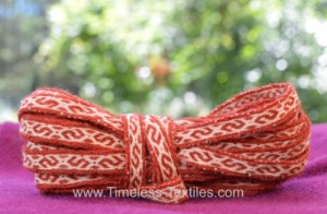 Terra Cotta and Honeycomb Tablet weaving